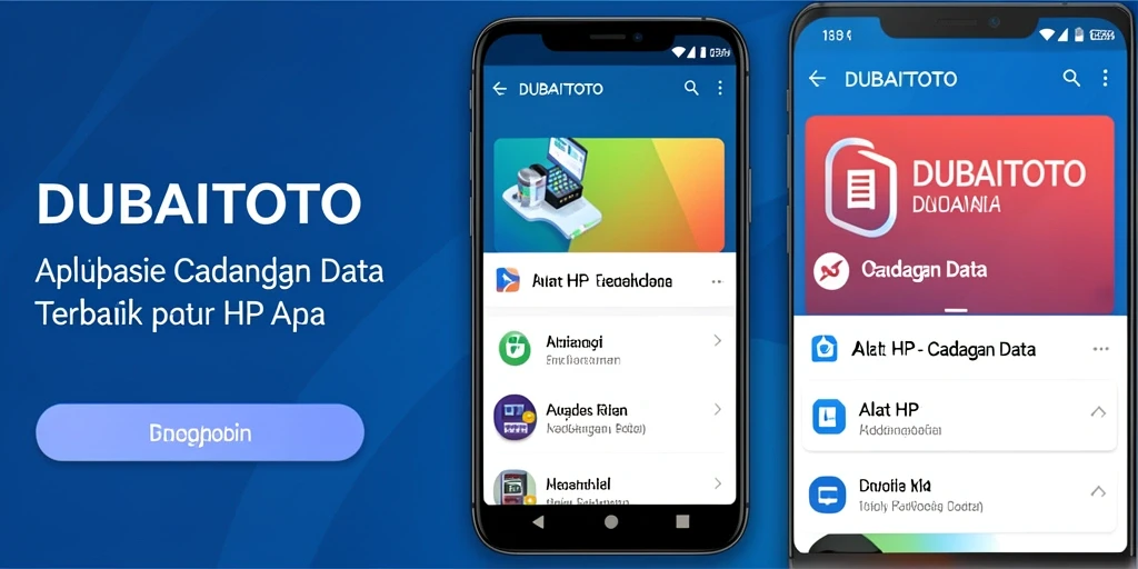 Screenshot utama DUBAITOTO menunjukkan antarmuka cadangan data yang sederhana dan efektif.