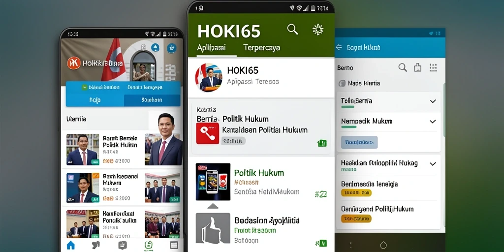 Tampilan utama HOKI65 menampilkan berita politik dan hukum terbaru.