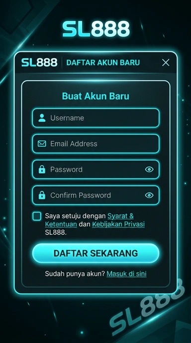 Cara Mudah Buat Akun Baru di sl888